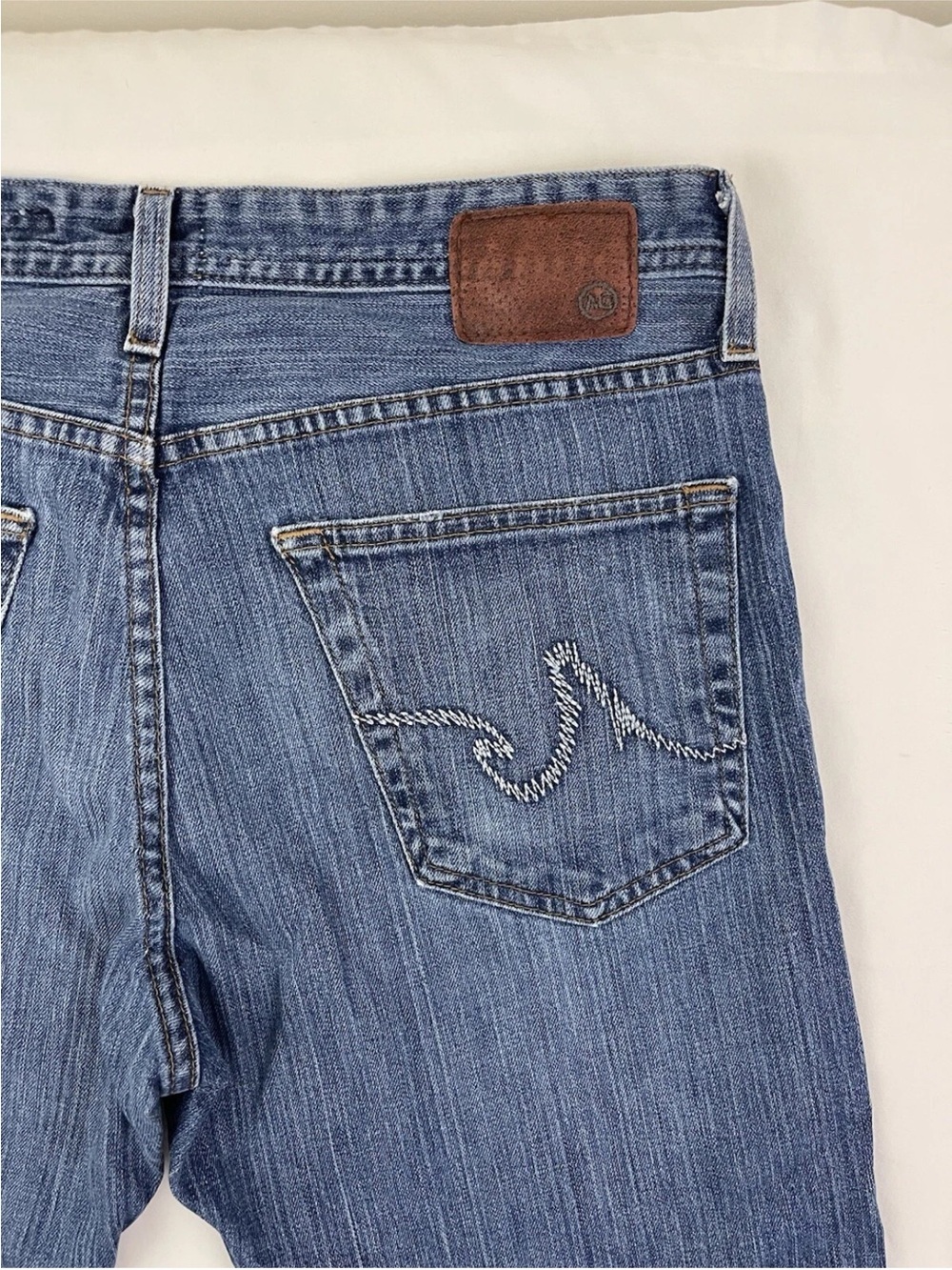 AG Adriano Goldschmied Men’s Bootcut Jeans - Medium Blue Wash - Picture 5 of 5